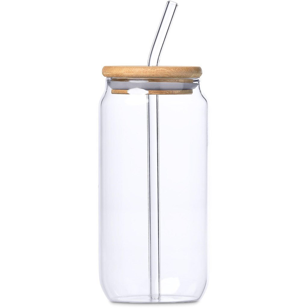 Okiyo Natsu Glass & Bamboo Tumbler & Straw - 500ml Eco Chic - Brand your company Logo! Get a quote - Promo Lingo
