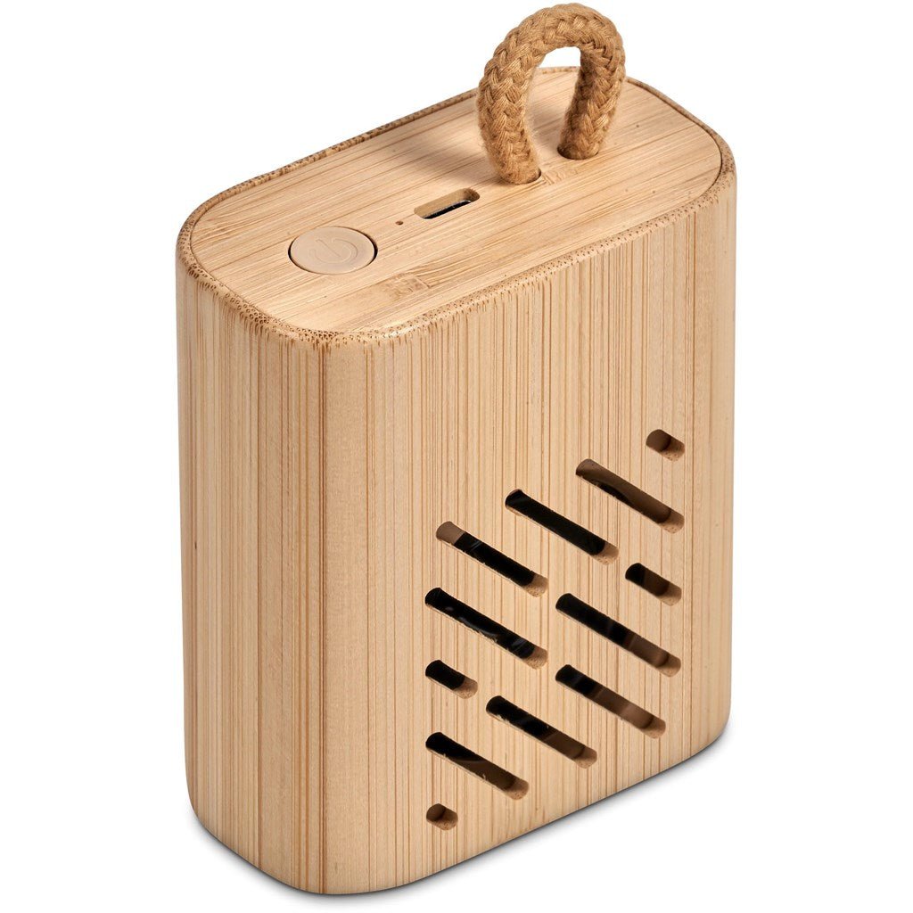 Okiyo Odoriko Bamboo Bluetooth Speaker - Brand your company Logo! Get a quote - Promo Lingo