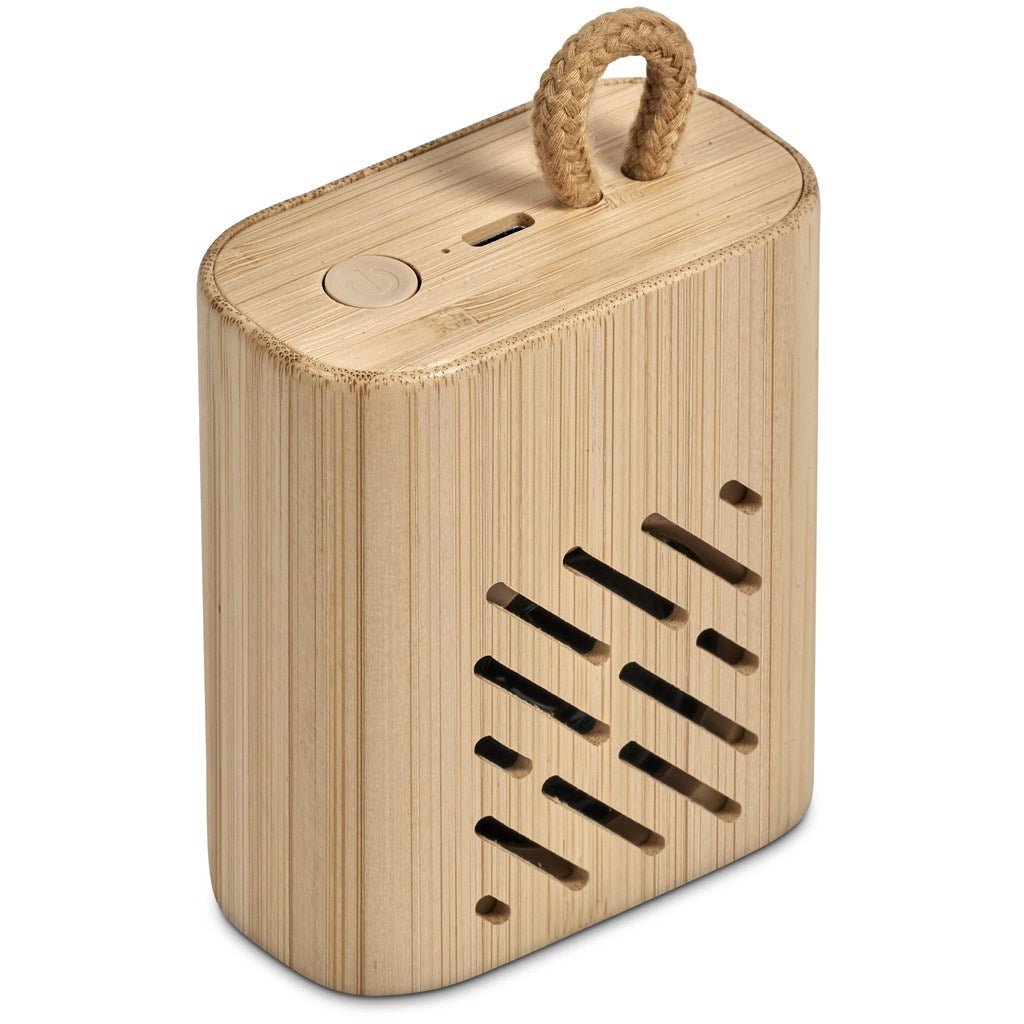 Okiyo Odoriko Bamboo Bluetooth Speaker - Brand your company Logo! Get a quote - Promo Lingo