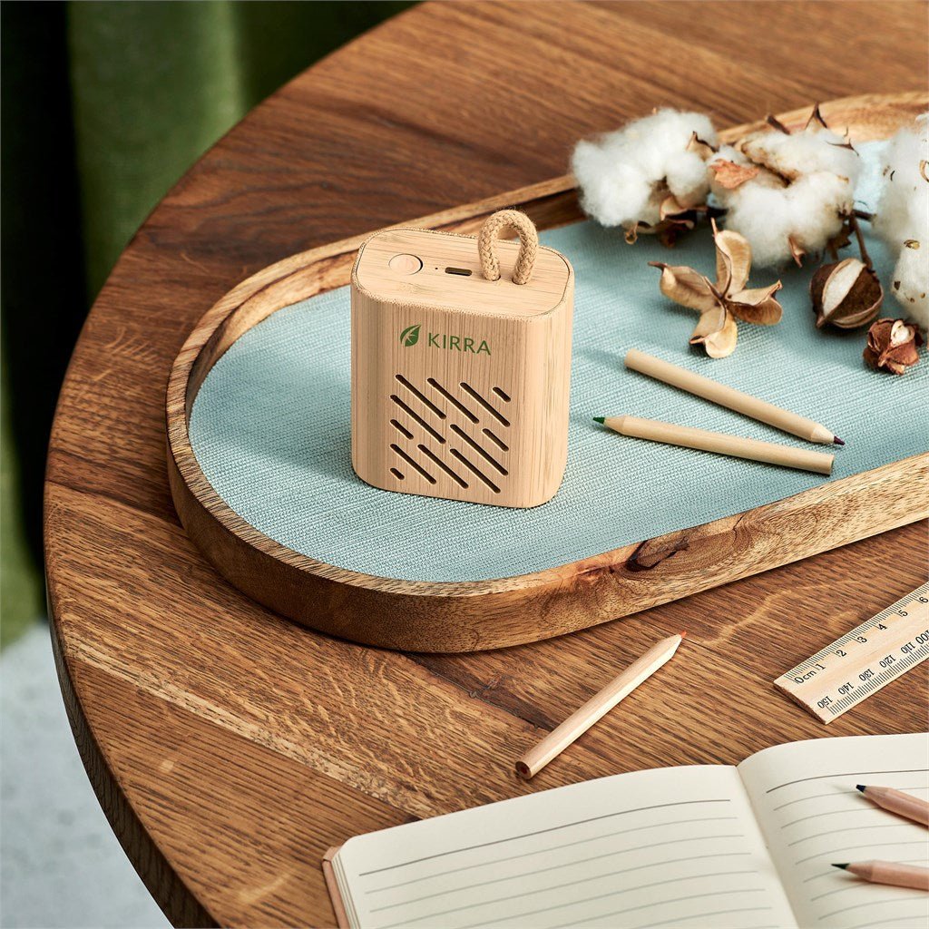 Okiyo Odoriko Bamboo Bluetooth Speaker - Brand your company Logo! Get a quote - Promo Lingo