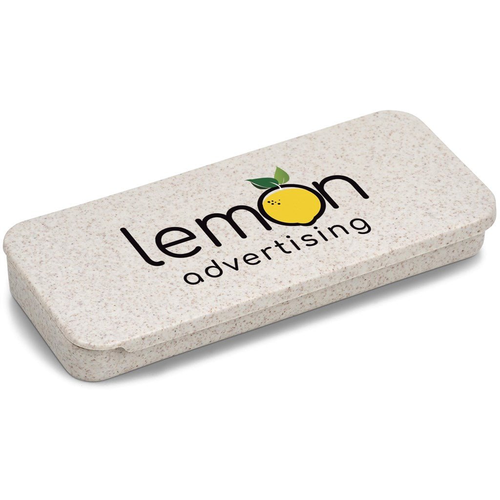 Okiyo Saiko Wheat Straw Straw Set with Cleaner Included - Brand your company Logo! Get a quote - Promo Lingo
