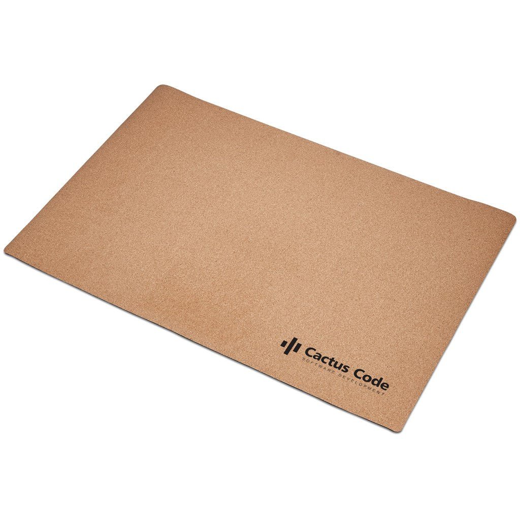 Okiyo Seiri Cork Desk Mat for Sustainable Workspaces - Brand your company Logo! Get a quote - Promo Lingo