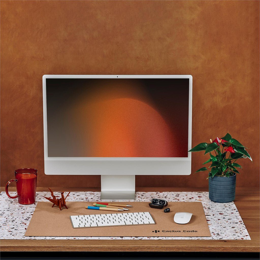 Okiyo Seiri Cork Desk Mat for Sustainable Workspaces - Brand your company Logo! Get a quote - Promo Lingo