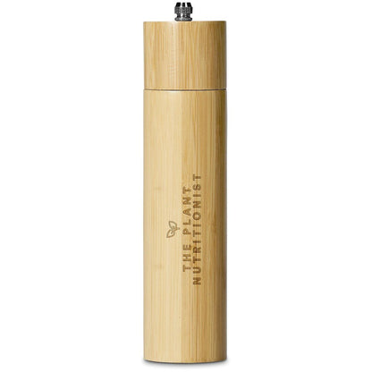 Okiyo Shioki Bamboo Salt or Pepper Mill for Natural Flavor - Brand your company Logo! Get a quote - Promo Lingo