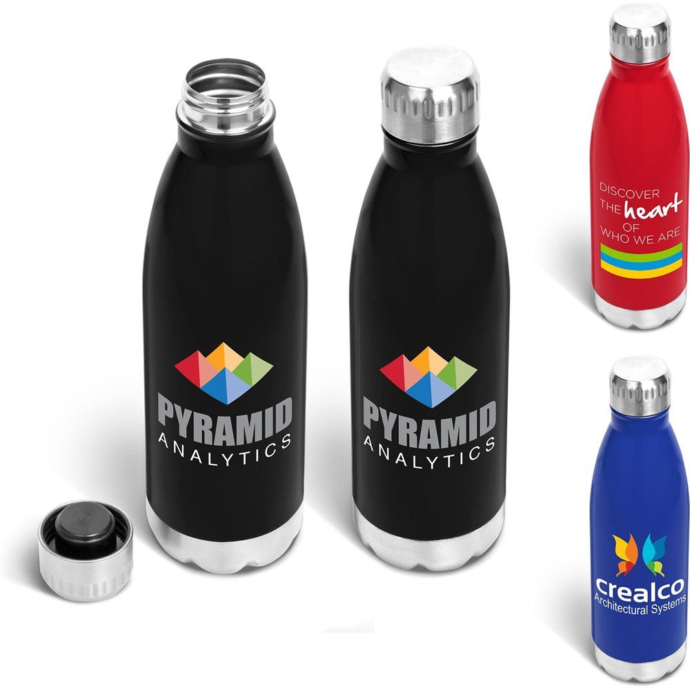 Omega Stainless Steel Water Bottle - 700ml - Brand your company Logo! Get a quote - Promo Lingo
