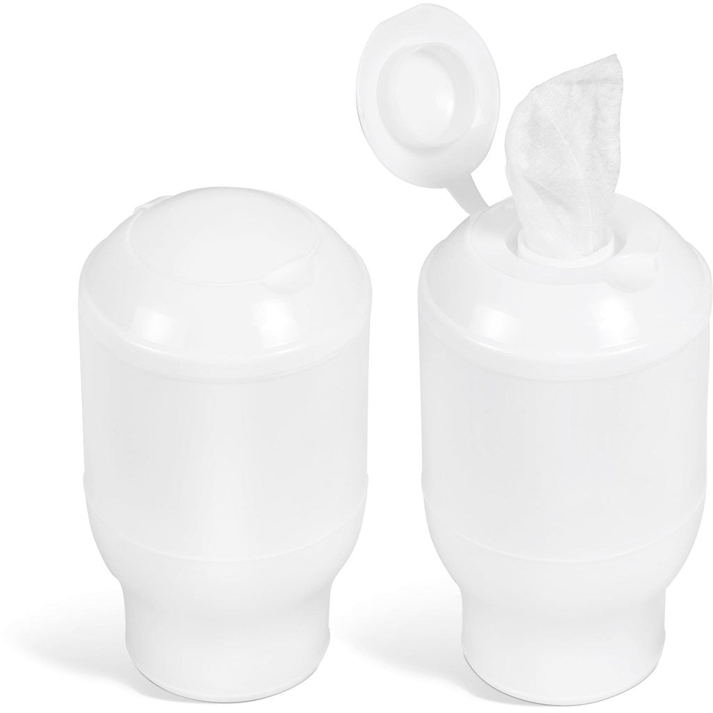 On - The - Go Wet Wipes - 60 sheets - Brand your company Logo! Get a quote - Promo Lingo
