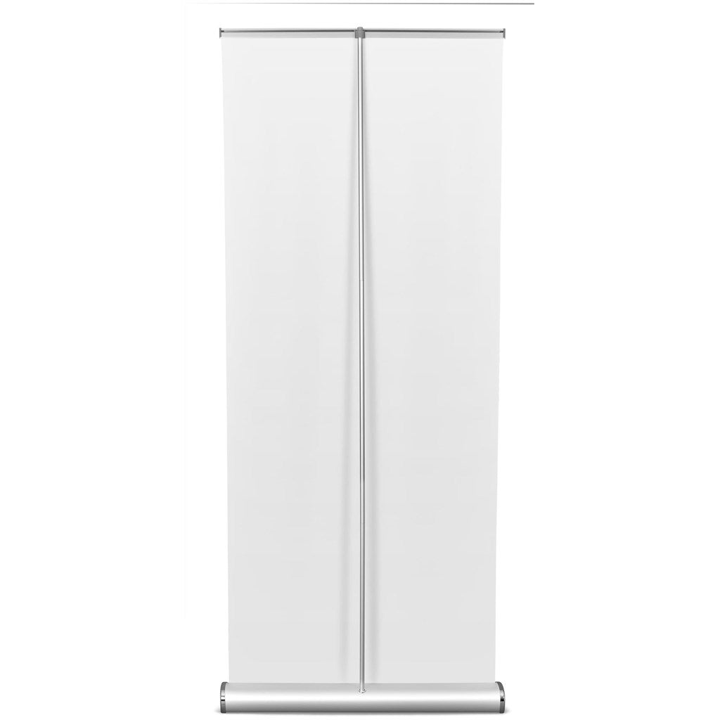 Ovation Fabric Pull Up Banner - Brand your company Logo! Get a quote - Promo Lingo