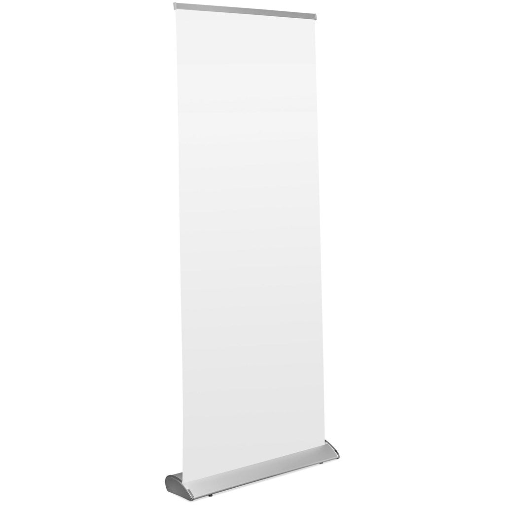 Ovation Fabric Pull Up Banner - Brand your company Logo! Get a quote - Promo Lingo