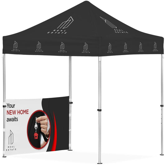 Ovation Gazebo 2m x 2m Petite 1 H - Wall - Brand your company Logo! Get a quote - Promo Lingo