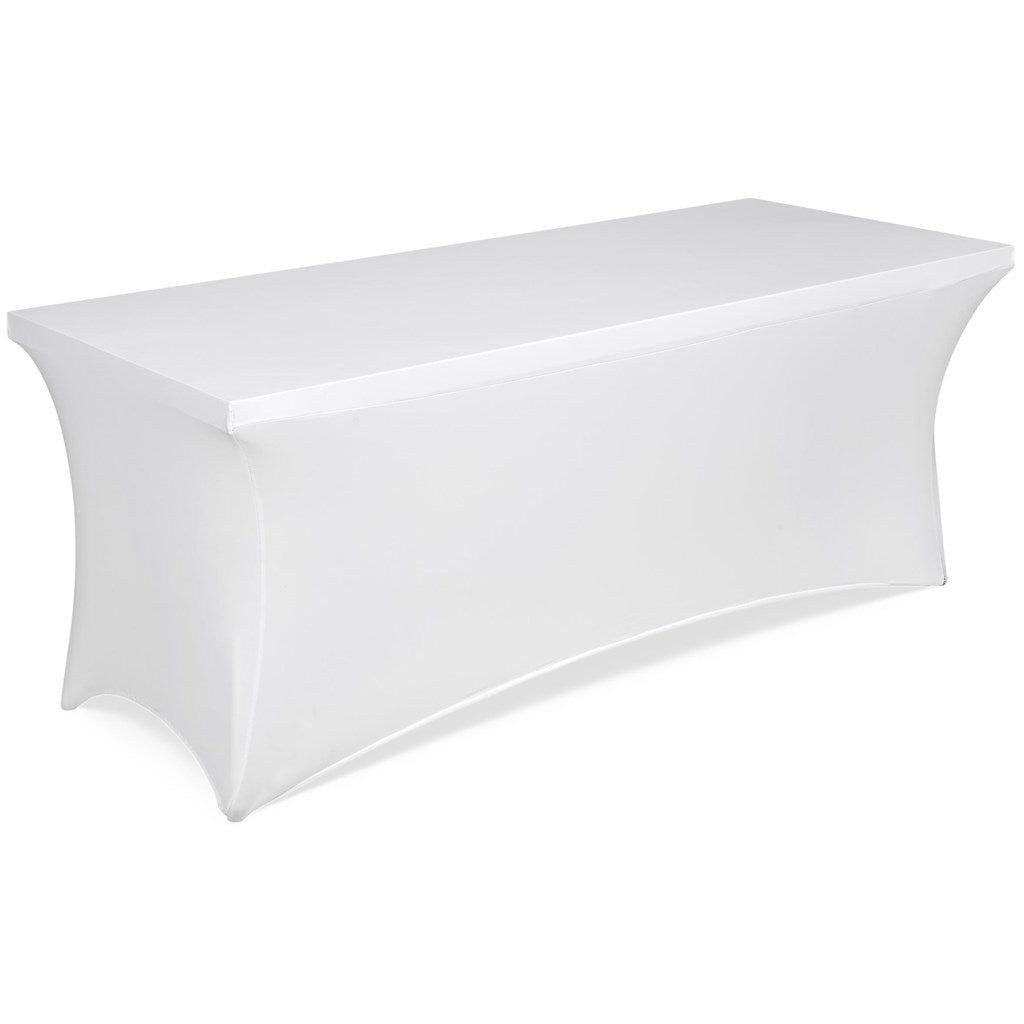 Ovation Spandex Stretch Slip - Over Tablecloth - Brand your company Logo! Get a quote - Promo Lingo