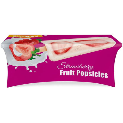 Ovation Spandex Stretch Slip - Over Tablecloth - Brand your company Logo! Get a quote - Promo Lingo