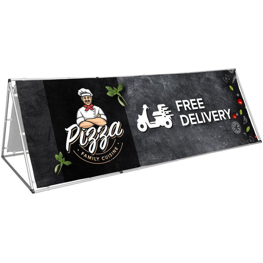 Ovation Sublimated A - Frame With Fabric Print 3m X 1m - Brand your company Logo! Get a quote - Promo Lingo