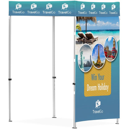 Ovation Sublimated Gazebo 1.5m X 1.5m - 1 Full - Wall Skin - Brand your company Logo! Get a quote - Promo Lingo