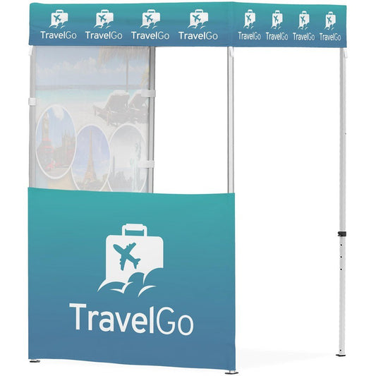 Ovation Sublimated Gazebo 1.5m X 1.5m - 1 Half - Wall Skin - 1 Full - Wall Skin - Brand your company Logo! Get a quote - Promo Lingo