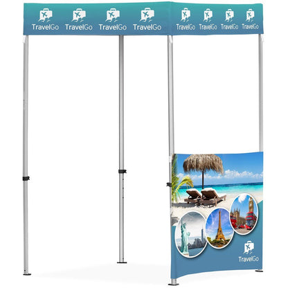 Ovation Sublimated Gazebo 1.5m X 1.5m - 1 Half - Wall Skin - Brand your company Logo! Get a quote - Promo Lingo