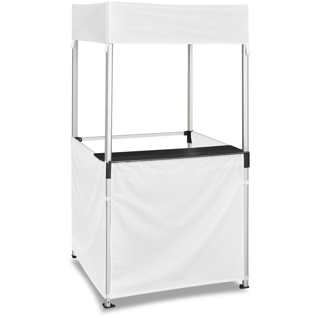Ovation Sublimated Gazebo 1m X 1m Kiosk - 3 Half - Wall Skins - Brand your company Logo! Get a quote - Promo Lingo