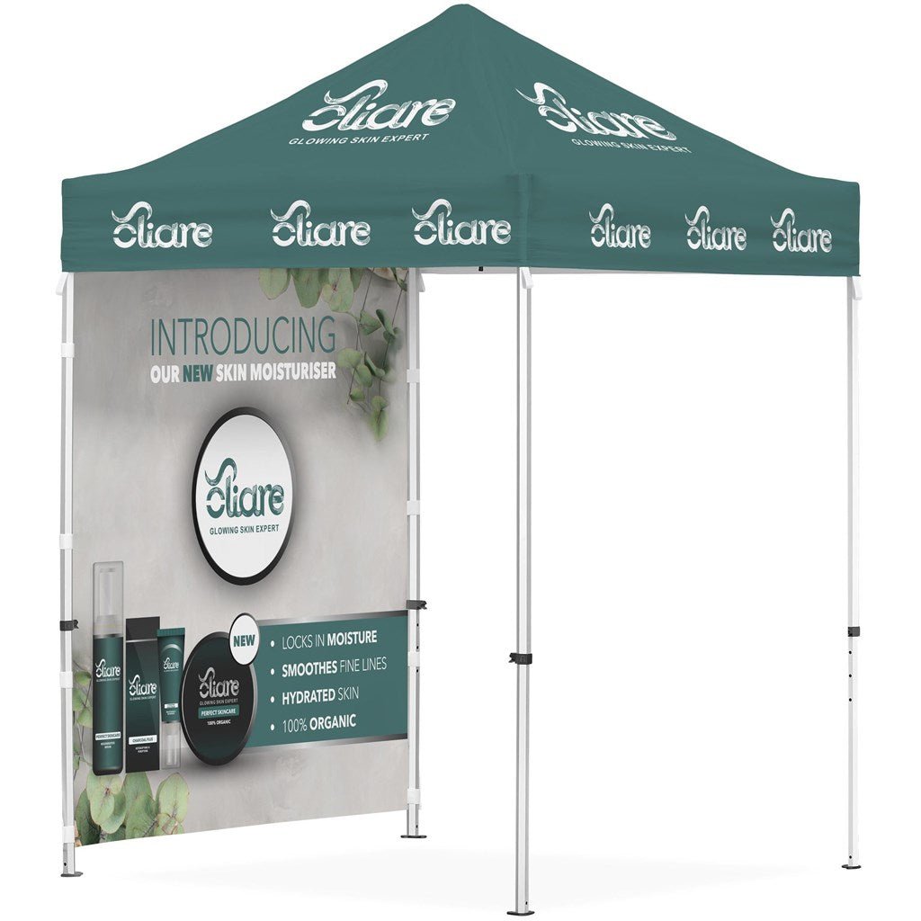 Ovation Sublimated Gazebo 2m X 2m - 1 Full - Wall Skin - Brand your company Logo! Get a quote - Promo Lingo