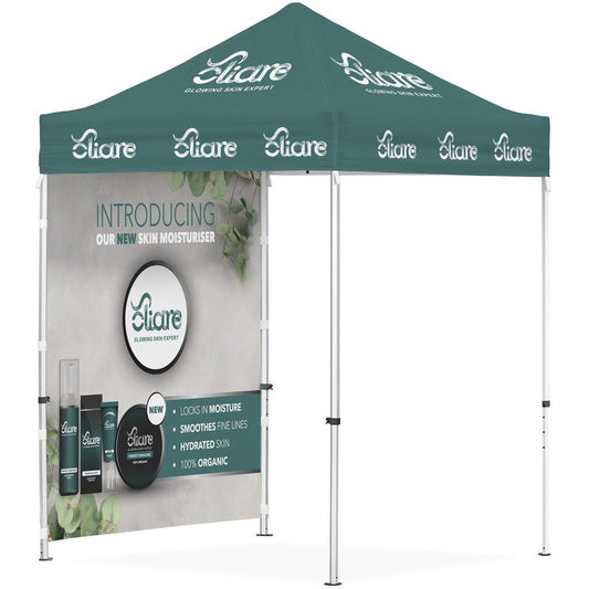 Ovation Sublimated Gazebo 2m X 2m - 1 Full - Wall Skin - Brand your company Logo! Get a quote - Promo Lingo
