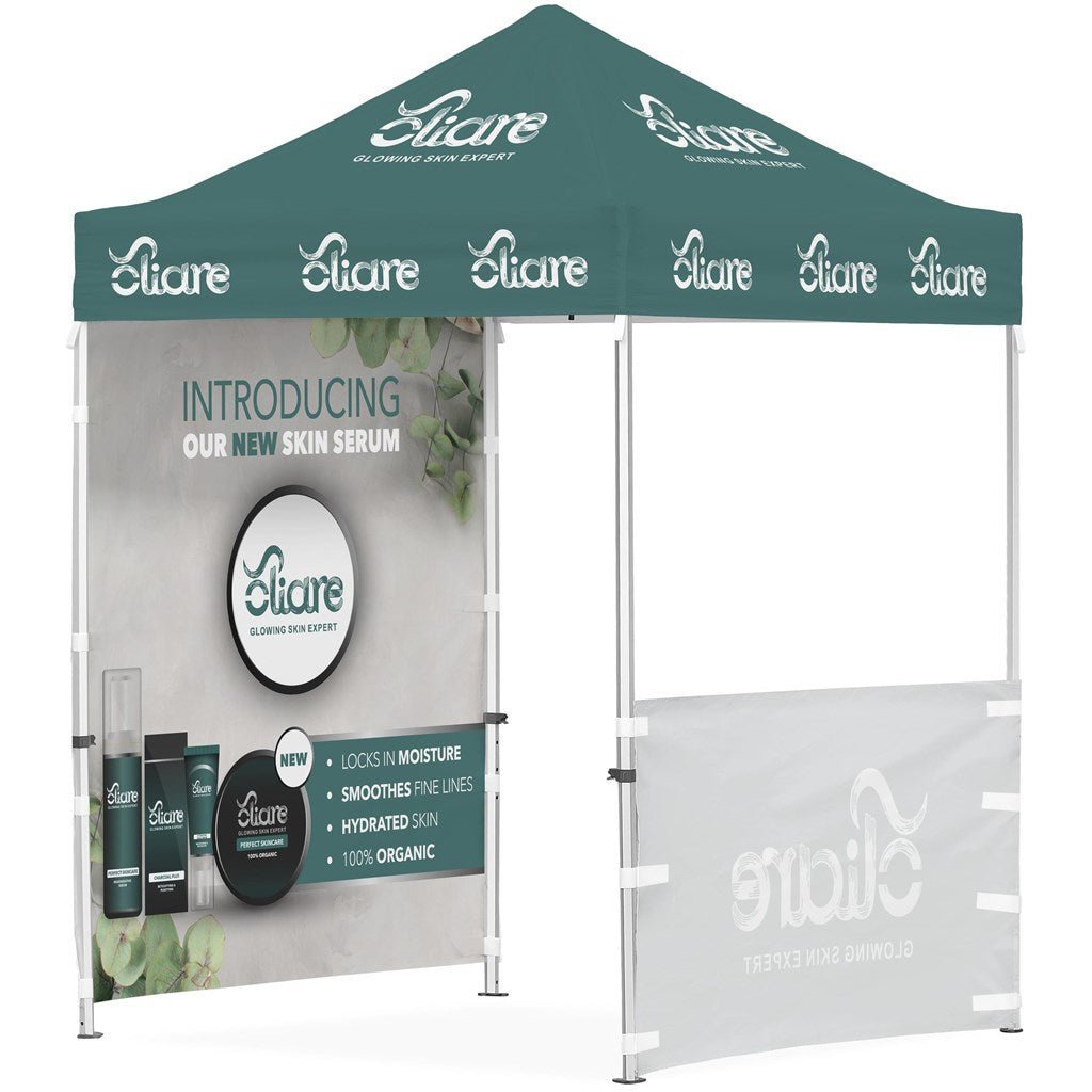 Ovation Sublimated Gazebo 2m X 2m - 1 Half - Wall Skin - 1 Full - Wall Skin - Brand your company Logo! Get a quote - Promo Lingo