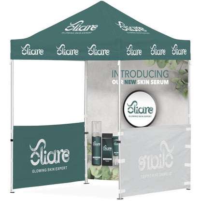 Ovation Sublimated Gazebo 2m X 2m - 2 Half - Wall Skins - 1 Full - Wall Skin - Brand your company Logo! Get a quote - Promo Lingo