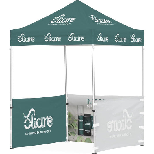 Ovation Sublimated Gazebo 2m X 2m - 3 Half - Wall Skins - Brand your company Logo! Get a quote - Promo Lingo