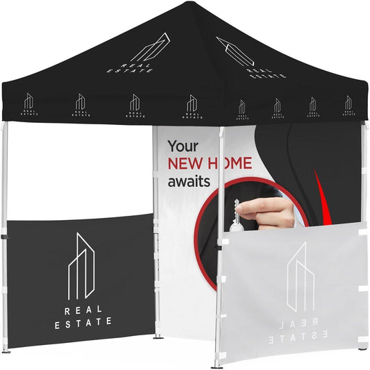 Ovation Sublimated Gazebo 2m X 2m Petite Frame - 2 Half - Wall Skins - 1 Full - Wall Skin 2m x 2m Sublimated Gazebos - Petite Frame - Get the best branded items from - Promo Lingo