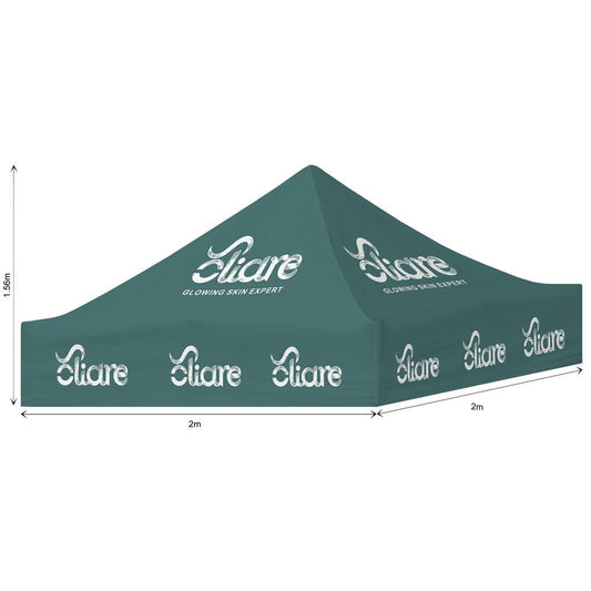 Ovation Sublimated Gazebo 2m X 2m - Roof Only Upgrade - Brand your company Logo! Get a quote - Promo Lingo