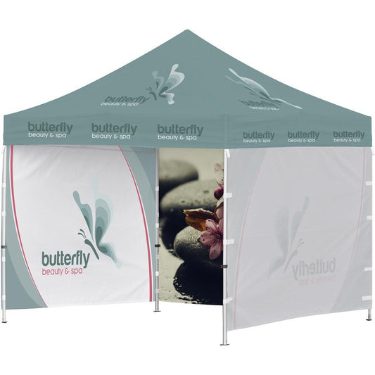 Ovation Sublimated Gazebo 3m X 3m - 3 Full - Wall Skins - Brand your company Logo! Get a quote - Promo Lingo