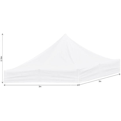 Ovation Sublimated Gazebo 3m X 3m - Roof Only, No Hardware - Brand your company Logo! Get a quote - Promo Lingo