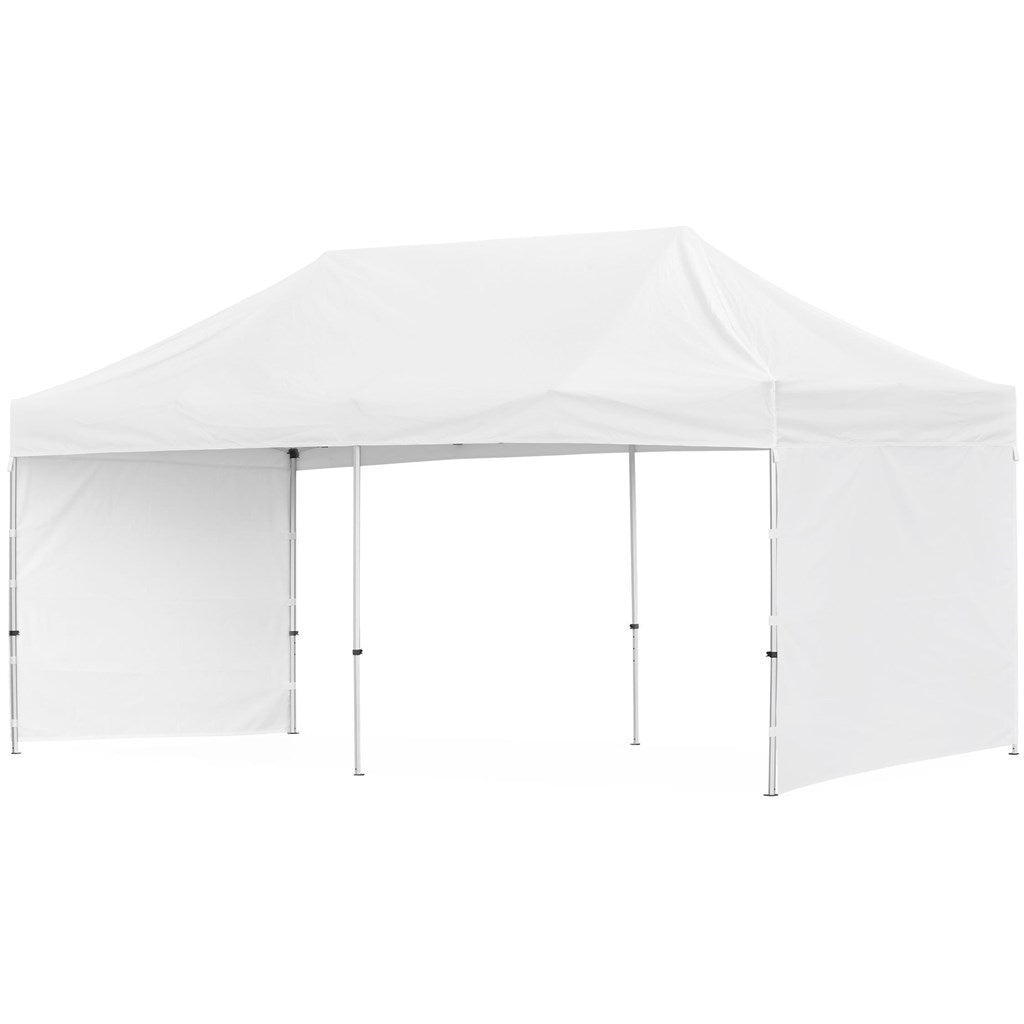 Ovation Sublimated Gazebo 6m X 3m - 2 Short Full - Wall Skins - Brand your company Logo! Get a quote - Promo Lingo