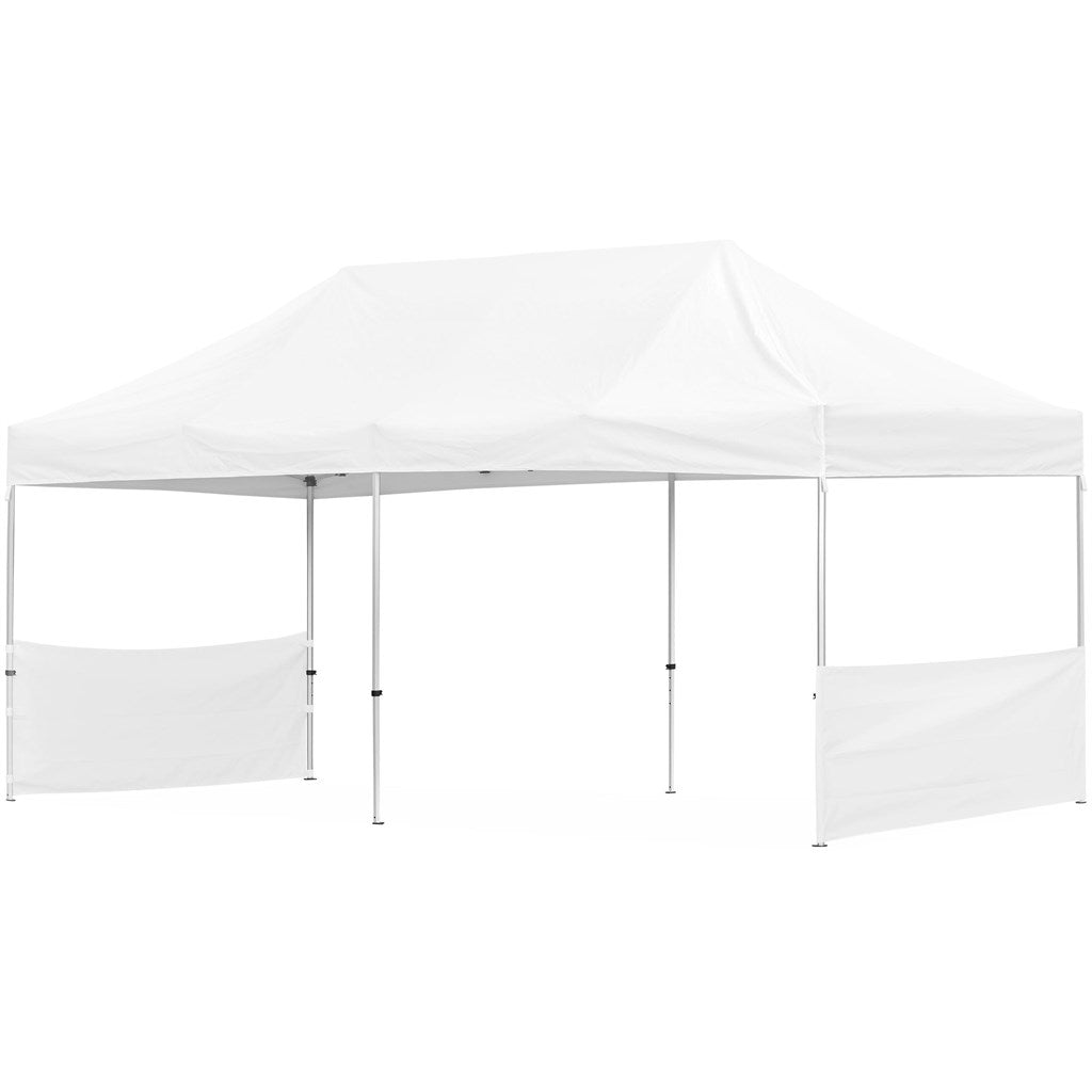 Ovation Sublimated Gazebo 6m X 3m - 2 Short Half - Wall Skins - Brand your company Logo! Get a quote - Promo Lingo