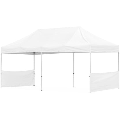 Ovation Sublimated Gazebo 6m X 3m - 2 Short Half - Wall Skins - Brand your company Logo! Get a quote - Promo Lingo