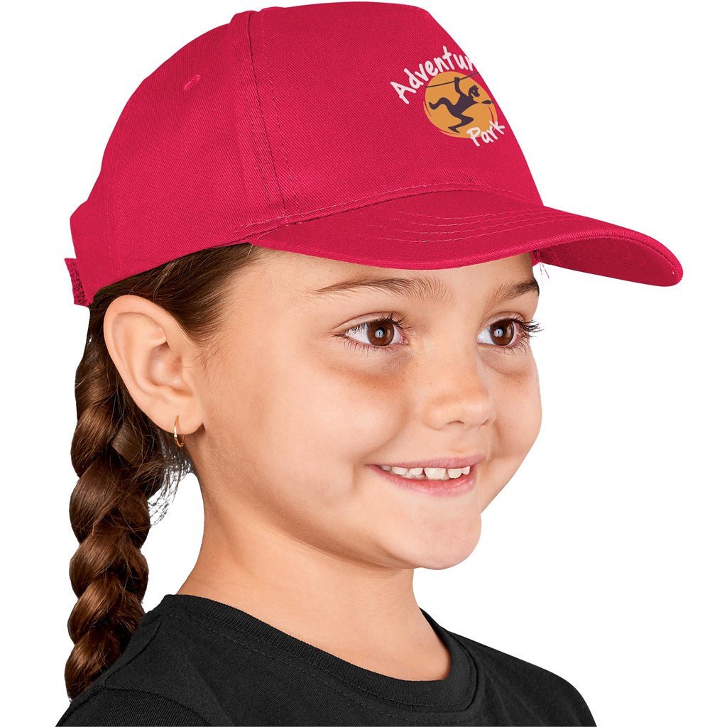Piccolo Kids 5 Panel Cap - Yellow - Brand your company Logo! Get a quote - Promo Lingo