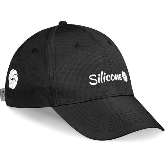 Pre - Branded Performance Cap Showcasing Silicone Branding - Brand your company Logo! Get a quote - Promo Lingo