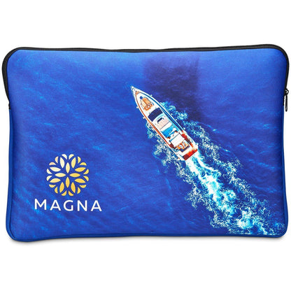 Pre - Printed Sample Hoppla 15.6 inch Neoprene Drift Laptop Sleeve - Brand your company Logo! Get a quote - Promo Lingo