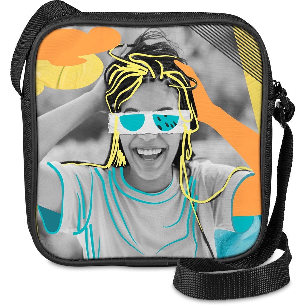 Pre - Printed Sample Hoppla Cruise Crossbody Bag - Brand your company Logo! Get a quote - Promo Lingo