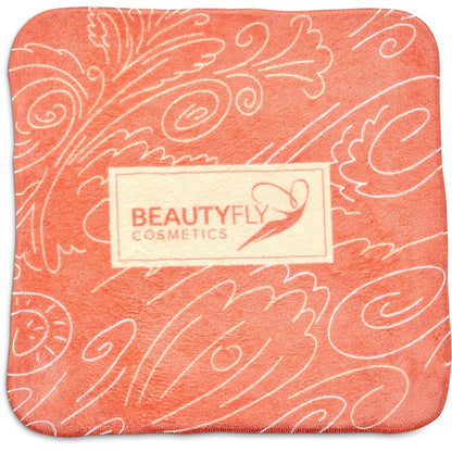 Pre - Printed Sample Hoppla Glamour Makeup Remover Cloth - Dual - Brand your company Logo! Get a quote - Promo Lingo