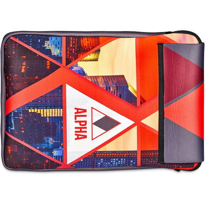 Pre - Printed Sample Hoppla Grotto Neoprene 13 - inch Laptop Sleeve With Build - In Mouse Pad - Brand your company Logo! Get a quote - Promo Lingo