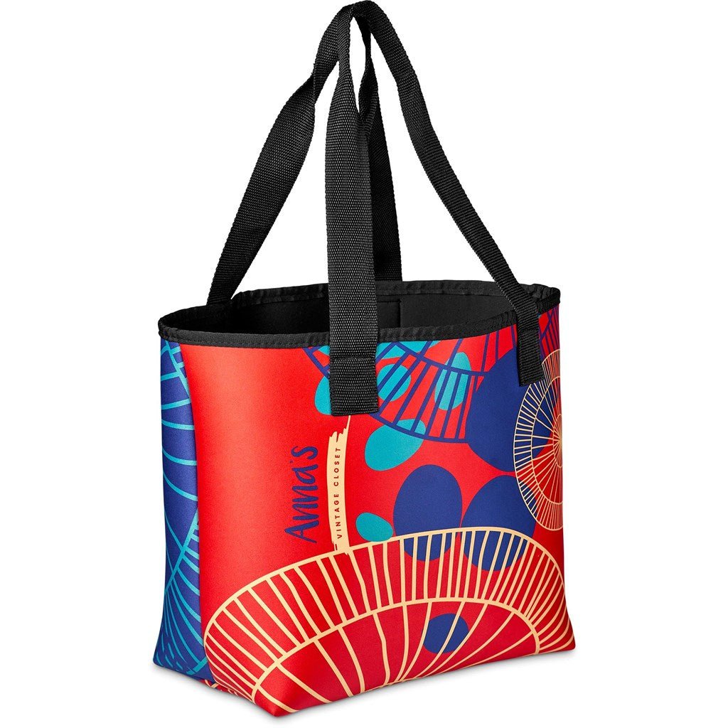 Pre - Printed Sample Hoppla Hyde Neoprene Tote Bag - Brand your company Logo! Get a quote - Promo Lingo