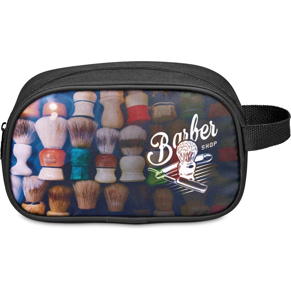 Pre - Printed Sample Hoppla Jake Toiletry Bag - Brand your company Logo! Get a quote - Promo Lingo