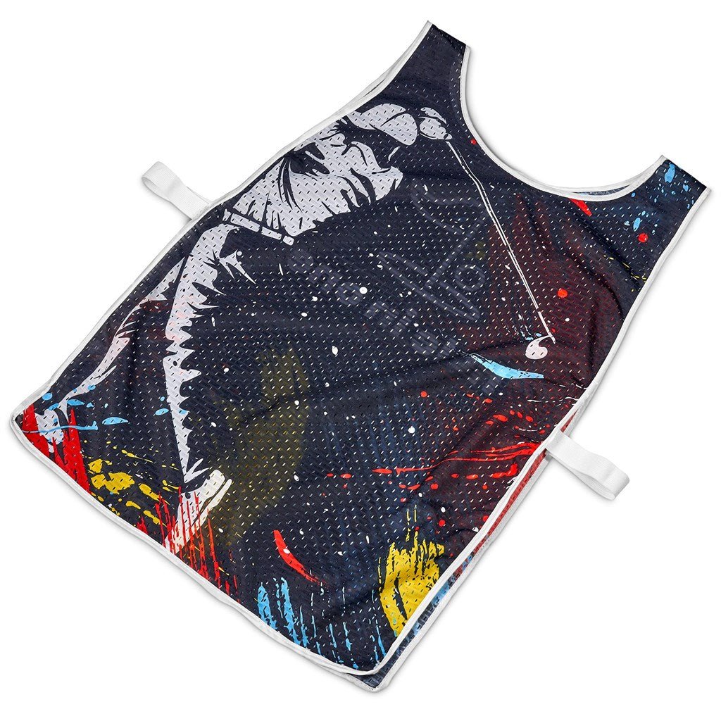 Pre - Printed Sample Hoppla League Caddy Bib - Brand your company Logo! Get a quote - Promo Lingo
