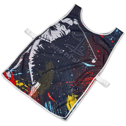 Pre - Printed Sample Hoppla League Caddy Bib - Brand your company Logo! Get a quote - Promo Lingo