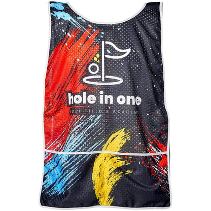 Pre - Printed Sample Hoppla League Caddy Bib - Brand your company Logo! Get a quote - Promo Lingo
