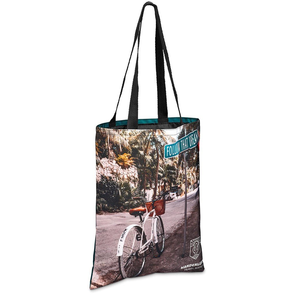 Pre - Printed Sample Hoppla Melrose Shopper - Brand your company Logo! Get a quote - Promo Lingo
