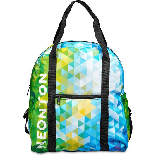 Pre - Printed Sample Hoppla Motley Backpack - Brand your company Logo! Get a quote - Promo Lingo