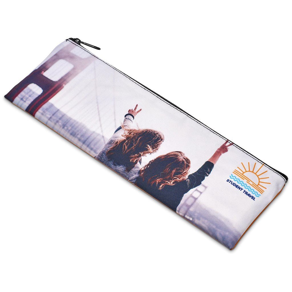 Pre - Printed Sample Hoppla Quill Pencil Case - Brand your company Logo! Get a quote - Promo Lingo