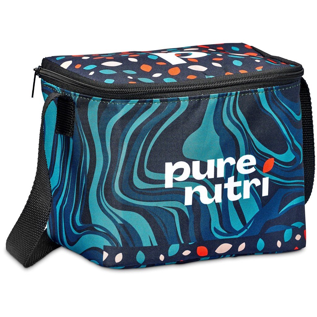 Pre - Printed Sample Hoppla Sea Port 6 Can Cooler - Brand your company Logo! Get a quote - Promo Lingo