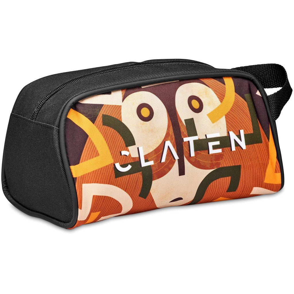Pre - Printed Sample Hoppla Somerset Toiletry Bag - Brand your company Logo! Get a quote - Promo Lingo