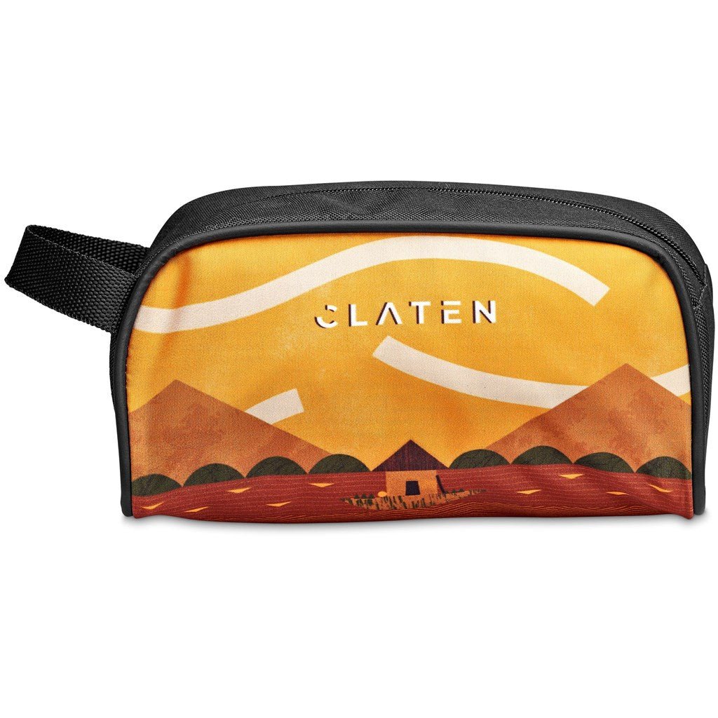 Pre - Printed Sample Hoppla Somerset Toiletry Bag - Brand your company Logo! Get a quote - Promo Lingo