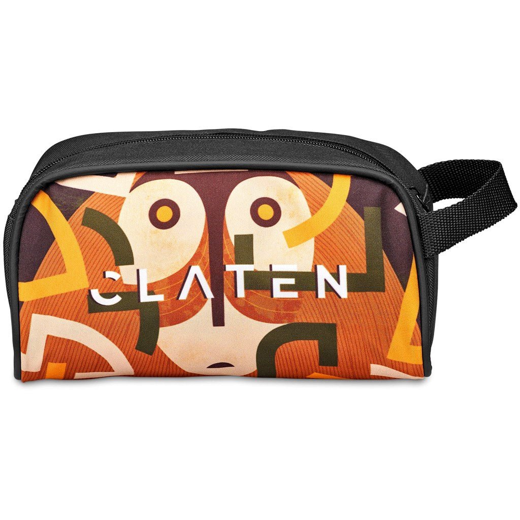 Pre - Printed Sample Hoppla Somerset Toiletry Bag - Brand your company Logo! Get a quote - Promo Lingo